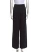 St. John Caviar Wool Wide Leg Pants
