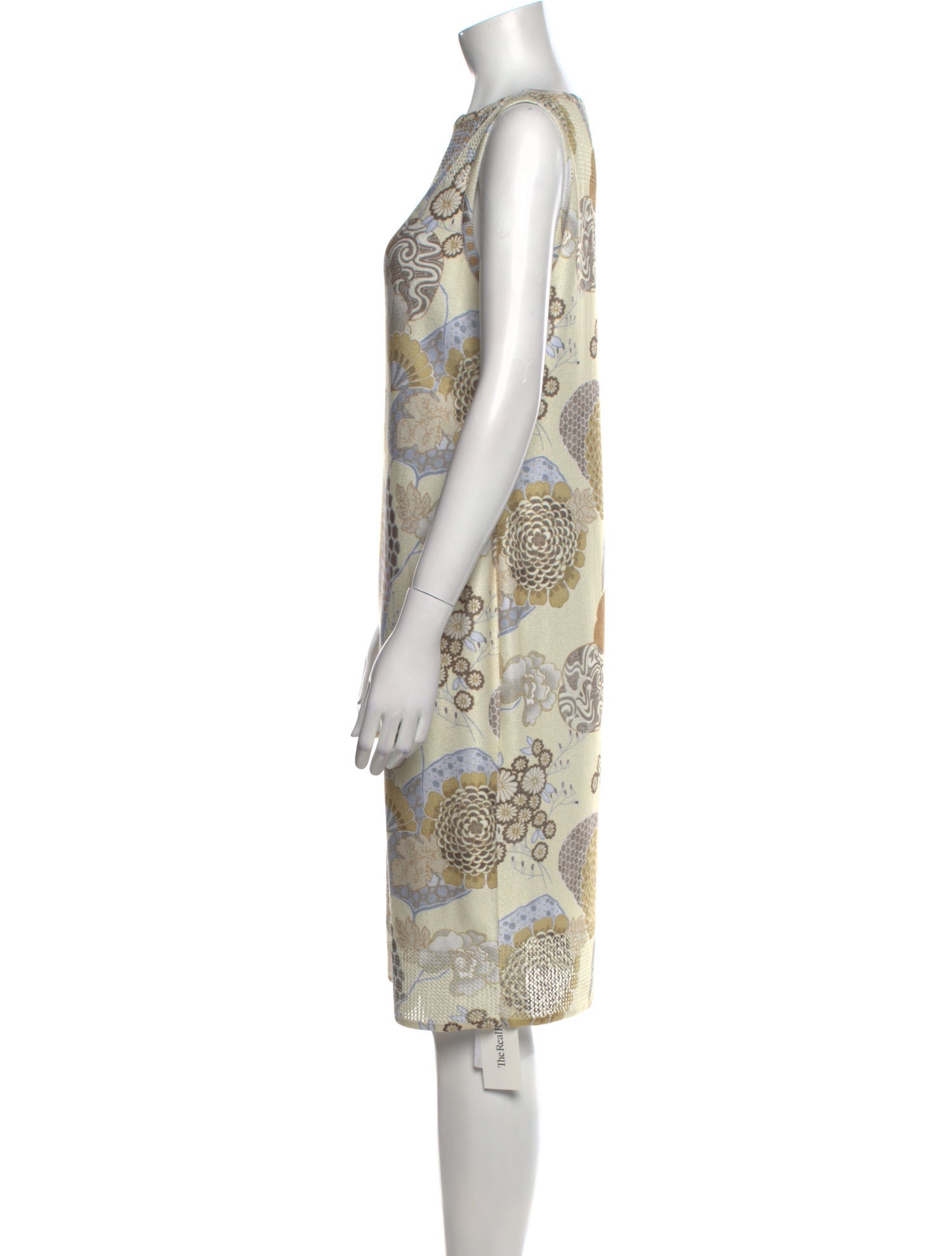St. John Collection Printed Knee-Length Dress