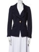St. John Caviar Wool Blazer