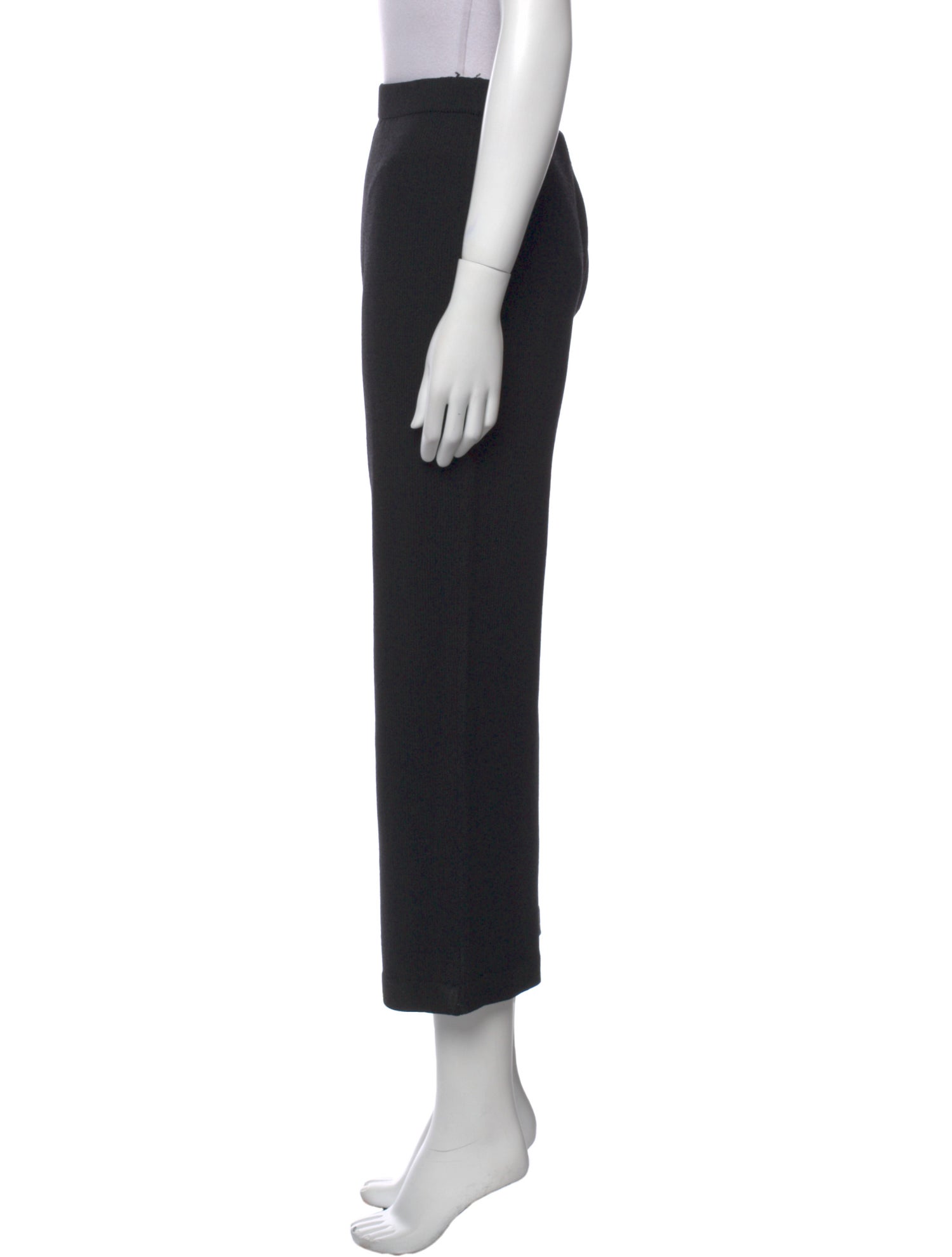 St. John Caviar Wide Leg Pants