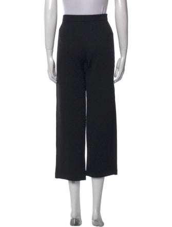 St. John Caviar Wide Leg Pants