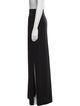 St. John Caviar Wool Long Skirt