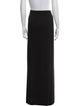 St. John Caviar Wool Long Skirt