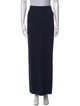 St. John Caviar Wool Long Skirt
