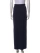 St. John Caviar Wool Long Skirt