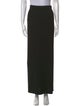 St. John Caviar Wool Long Skirt