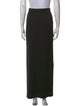 St. John Caviar Wool Long Skirt