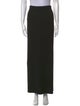 St. John Caviar Wool Long Skirt