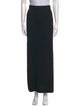 St. John Caviar Wool Long Skirt