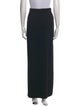 St. John Caviar Wool Long Skirt