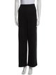 St. John Caviar Wool Wide Leg Pants