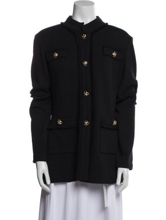 St. John Caviar Utility Jacket