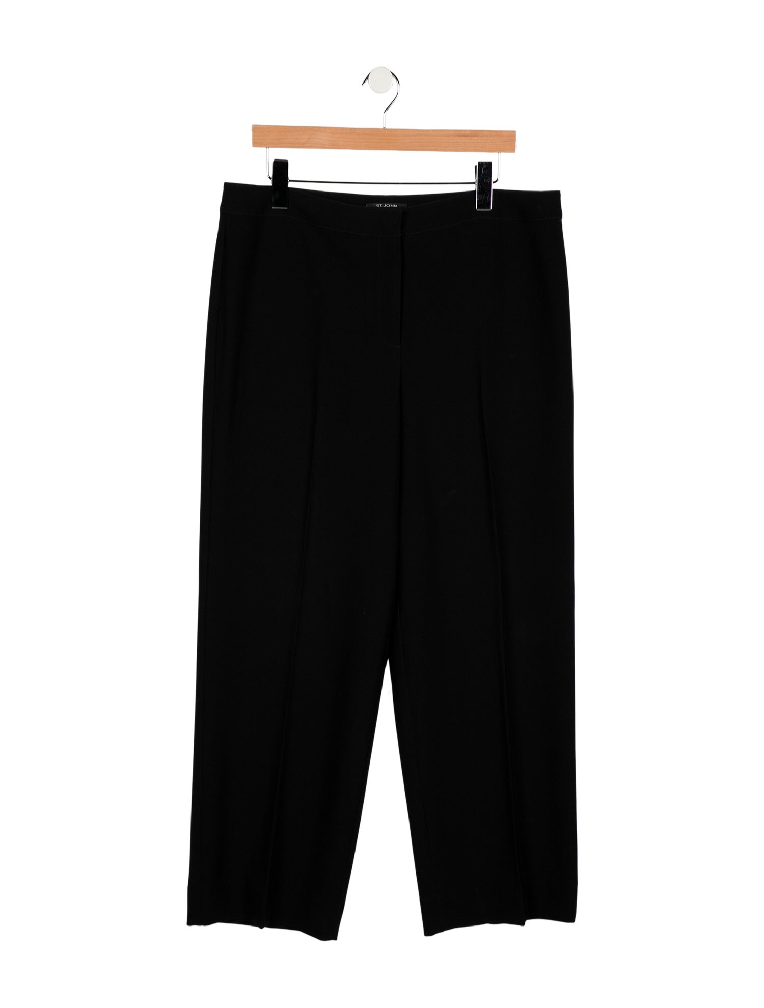 St. John Caviar Wide Leg Pants