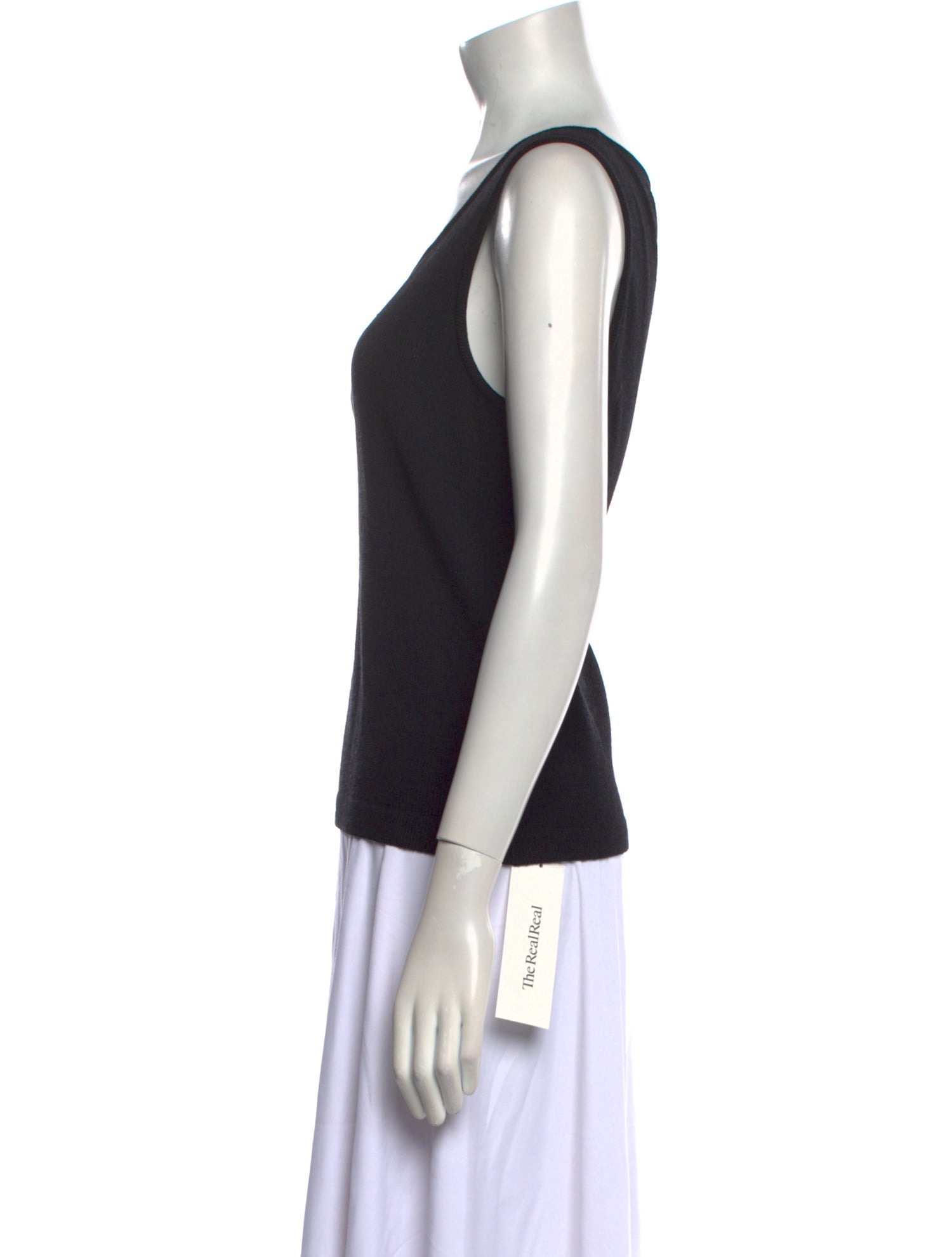 St. John Caviar Wool Scoop Neck Sweater