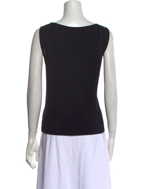 St. John Caviar Wool Scoop Neck Sweater