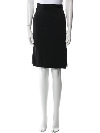 St. John Caviar Knee-Length Skirt