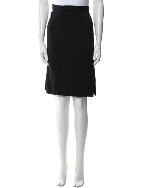 St. John Caviar Knee-Length Skirt