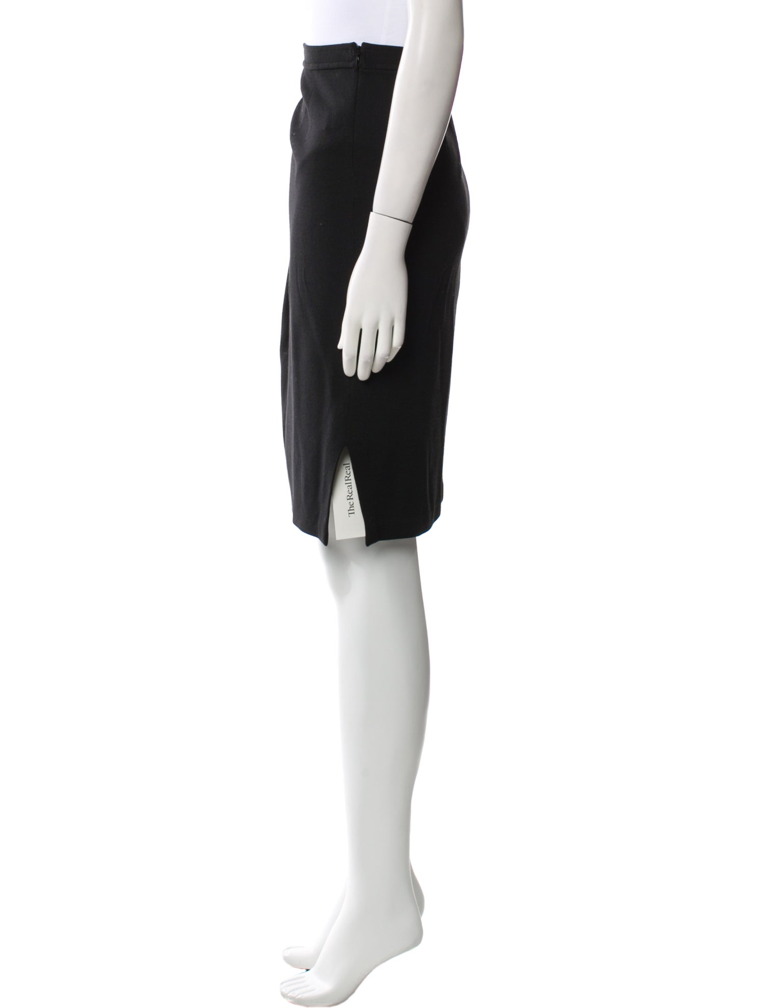 St. John Caviar Knee-Length Skirt