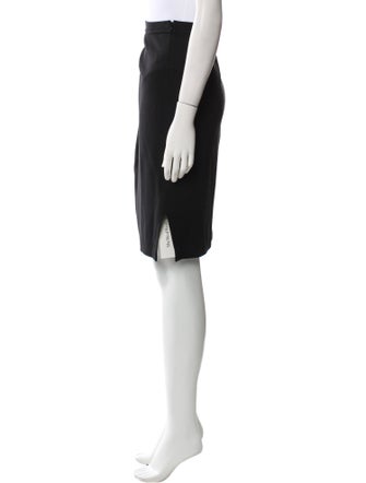 St. John Caviar Knee-Length Skirt