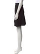 St. John Caviar Wool Knee-Length Skirt