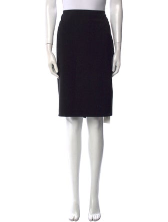 St. John Caviar Knee-Length Skirt
