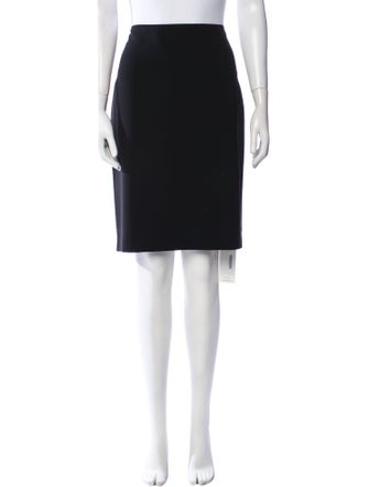 St. John Caviar Knee-Length Skirt