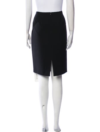 St. John Caviar Knee-Length Skirt