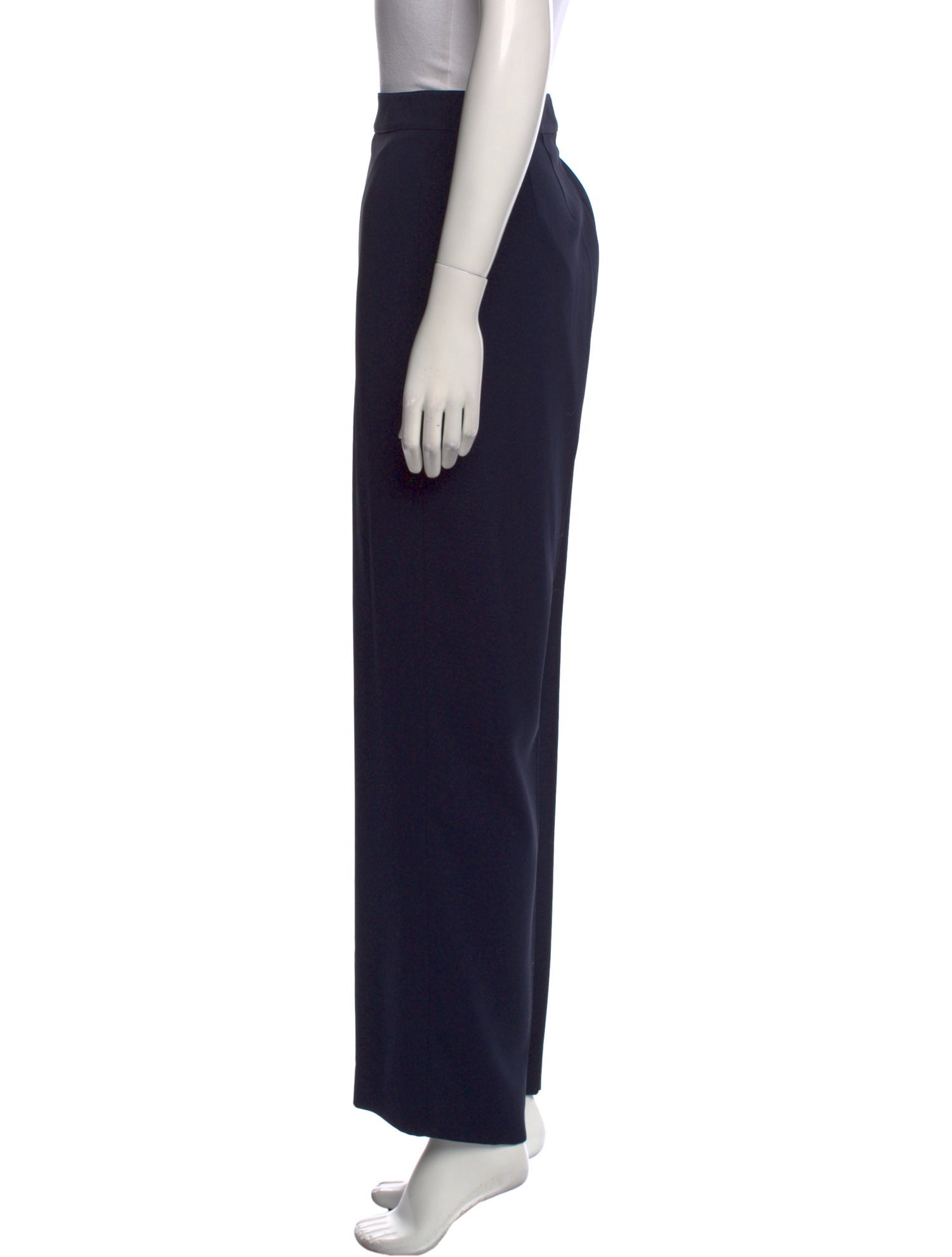 St. John Caviar Wide Leg Pants