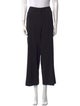 St. John Caviar Wool Wide Leg Pants