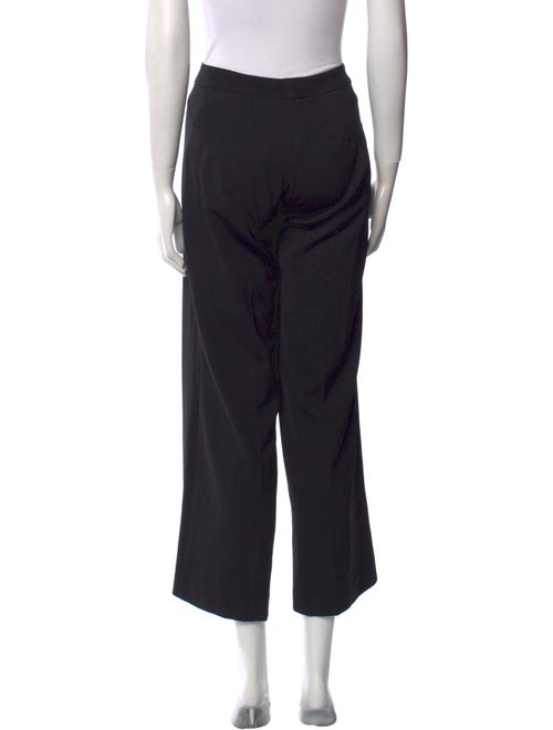 St. John Caviar Wool Wide Leg Pants