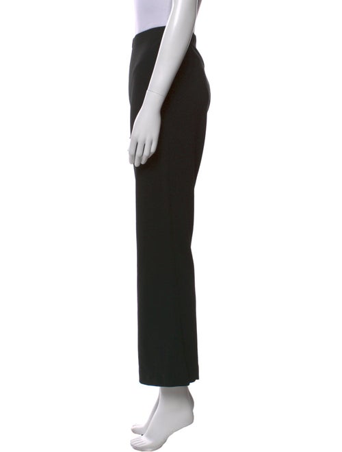 St. John Caviar Wool Wide Leg Pants