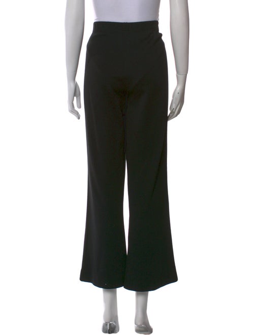 St. John Caviar Wool Wide Leg Pants