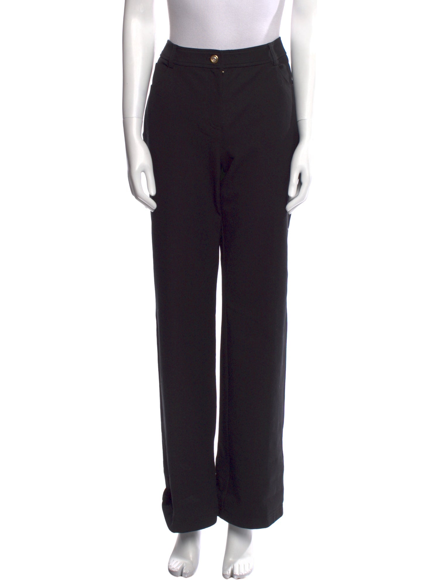 St. John Caviar Wide Leg Pants