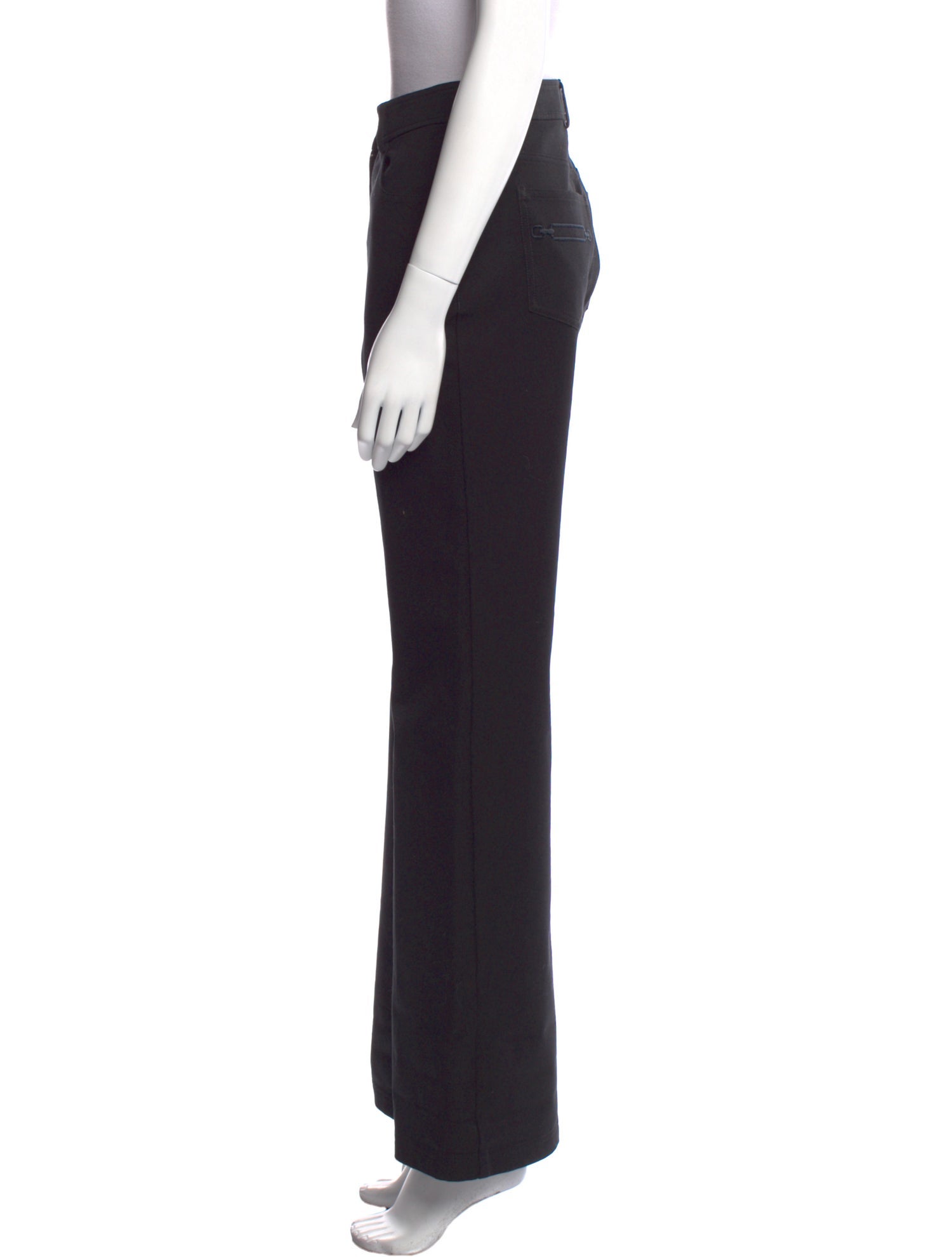 St. John Caviar Wide Leg Pants