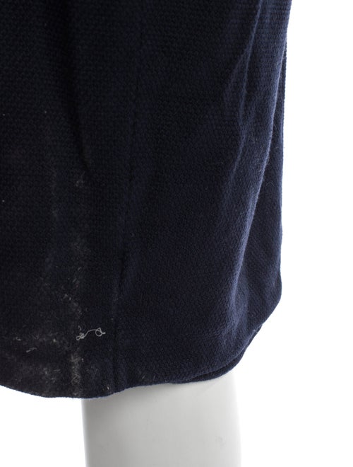 St. John Caviar Wool Knee-Length Dress