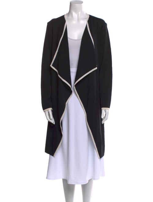 St. John Caviar Wool Colorblock Pattern Sweater