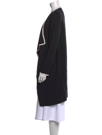 St. John Caviar Wool Colorblock Pattern Sweater