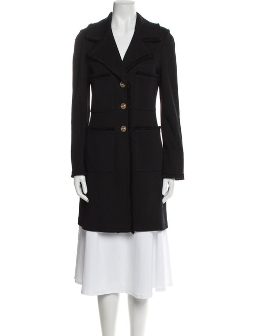 St. John Caviar Wool Peacoat
