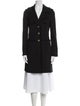 St. John Caviar Wool Peacoat