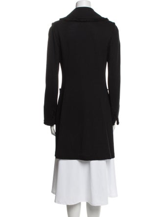 St. John Caviar Wool Peacoat