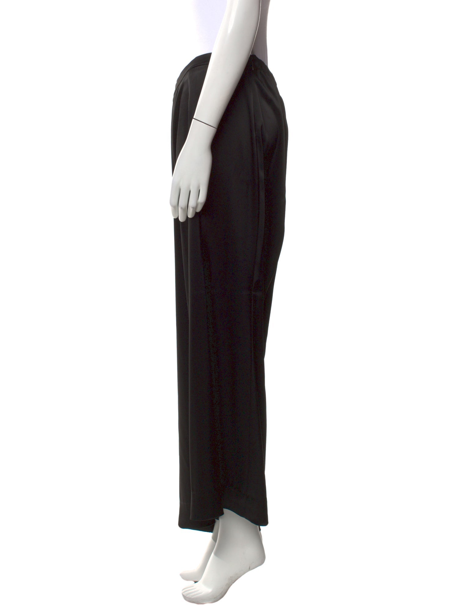St. John Caviar Wide Leg Pants