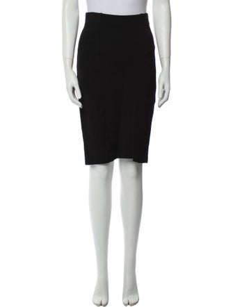 St. John Caviar Knee-Length Skirt