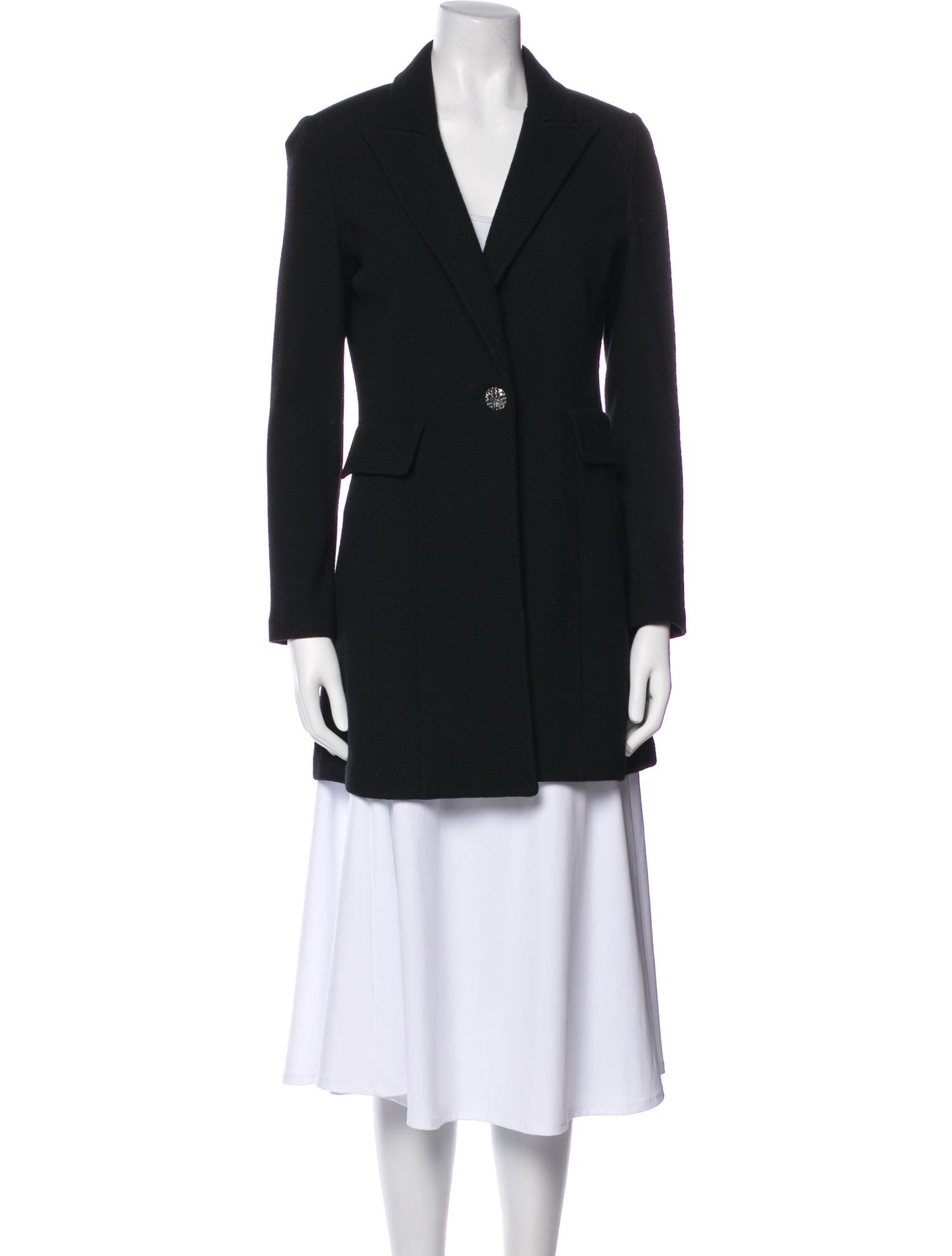 St. John Caviar Wool Blazer