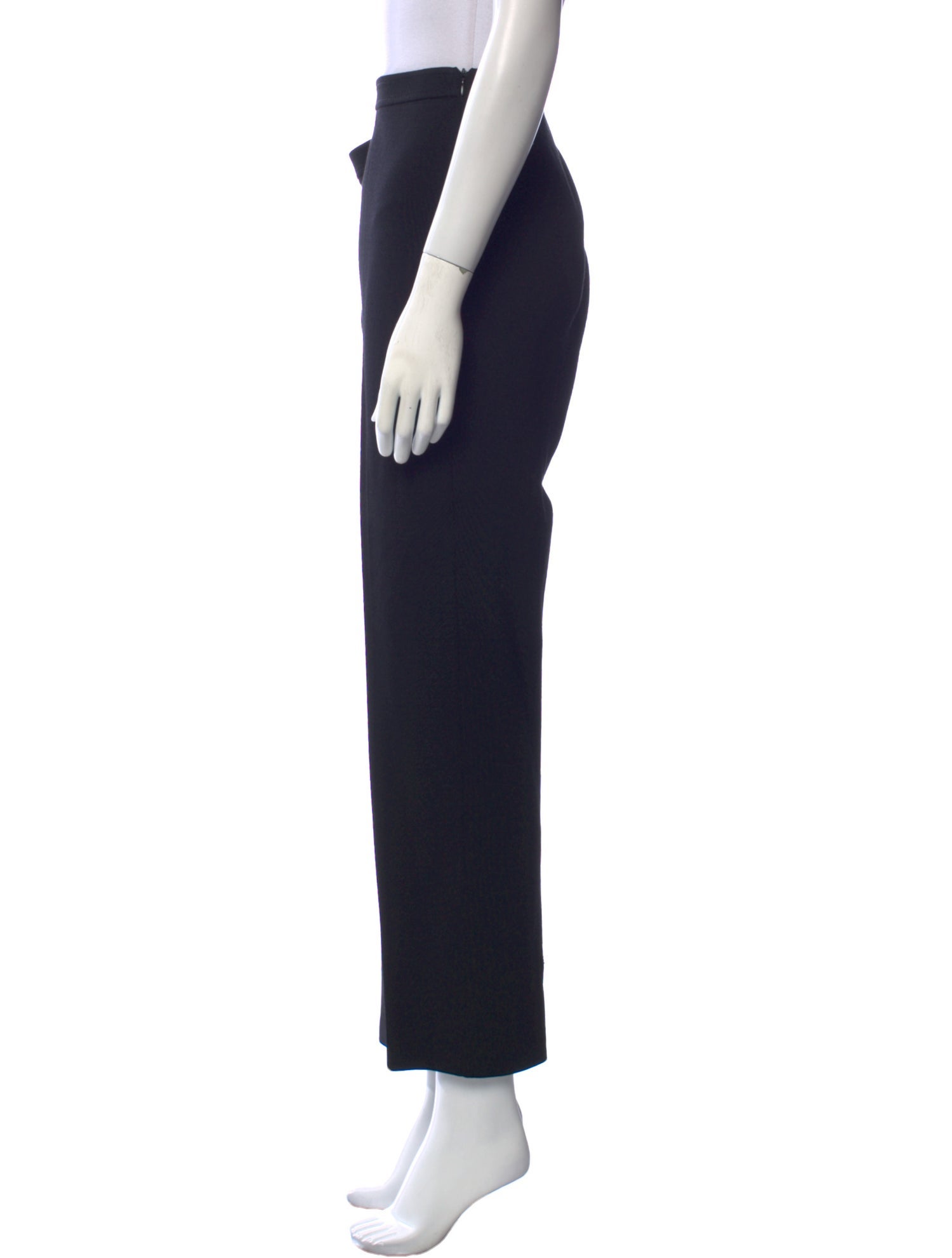 St. John Caviar Wide Leg Pants