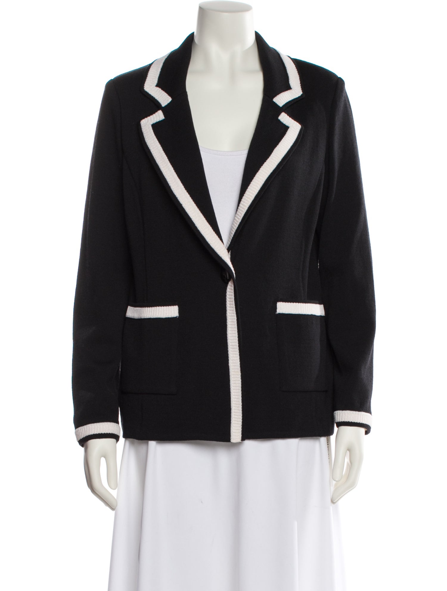 St. John Caviar Vintage Wool Sweater