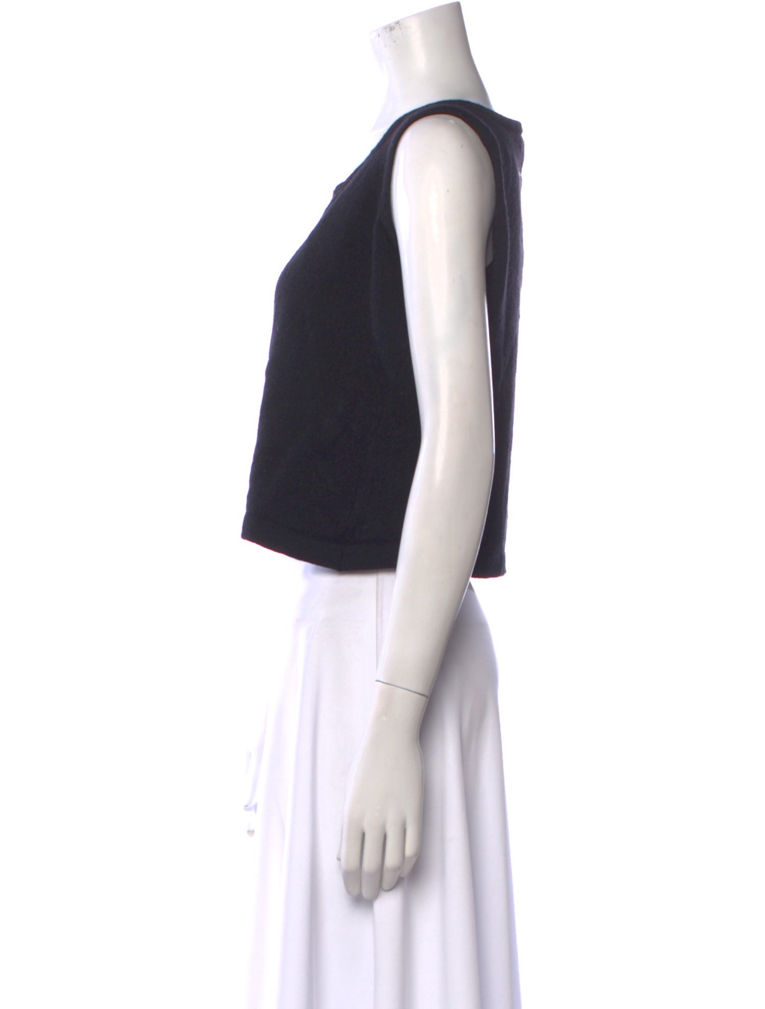 St. John Caviar Wool Scoop Neck Sweater