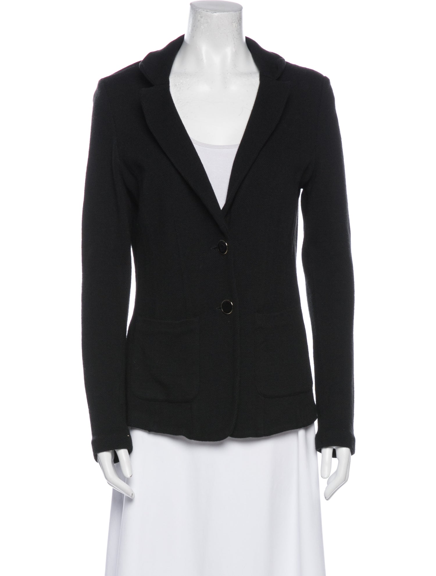 St. John Caviar Wool Blazer