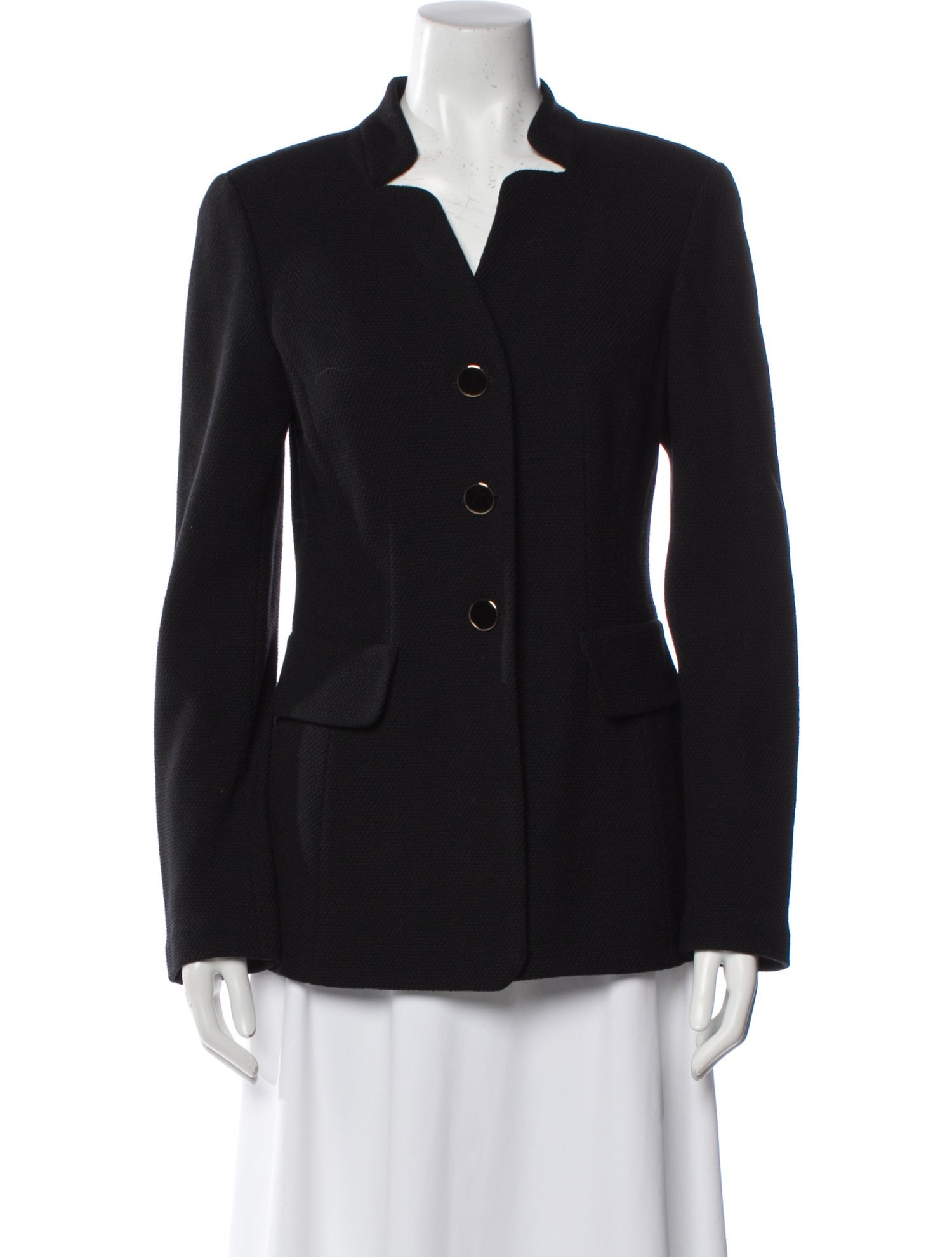 St. John Caviar Wool Blazer