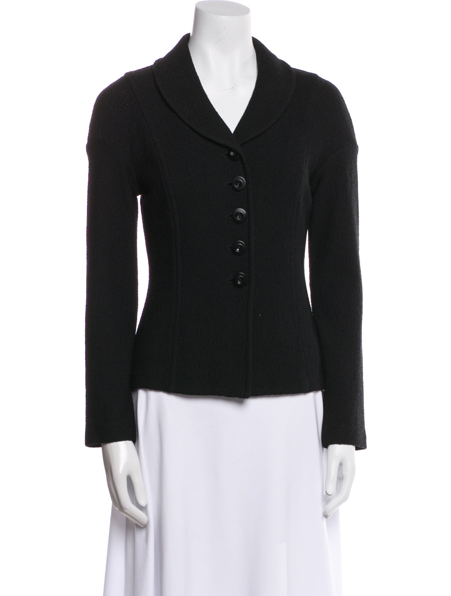 St. John Caviar Wool Blazer