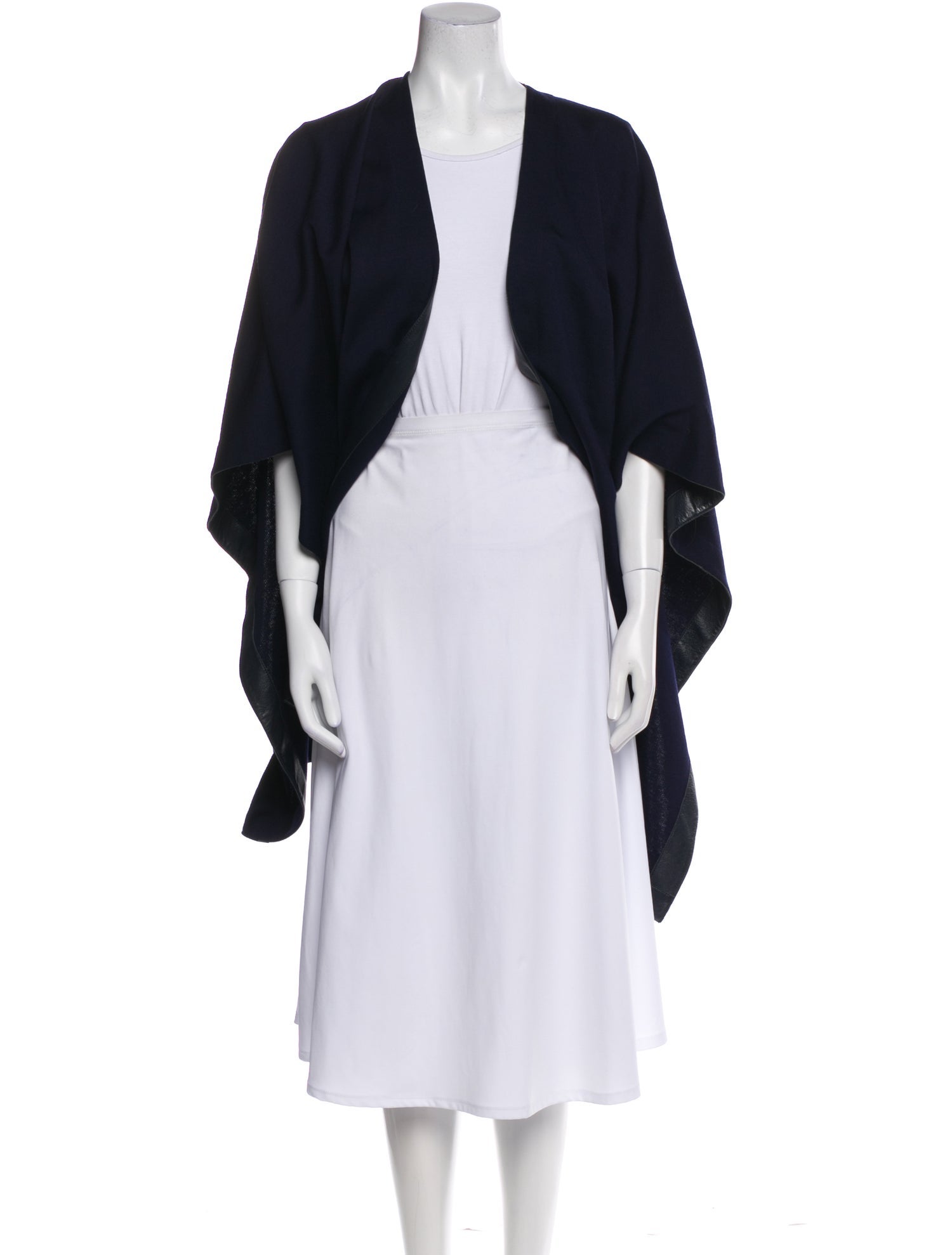 St. John Caviar Wool Shawl